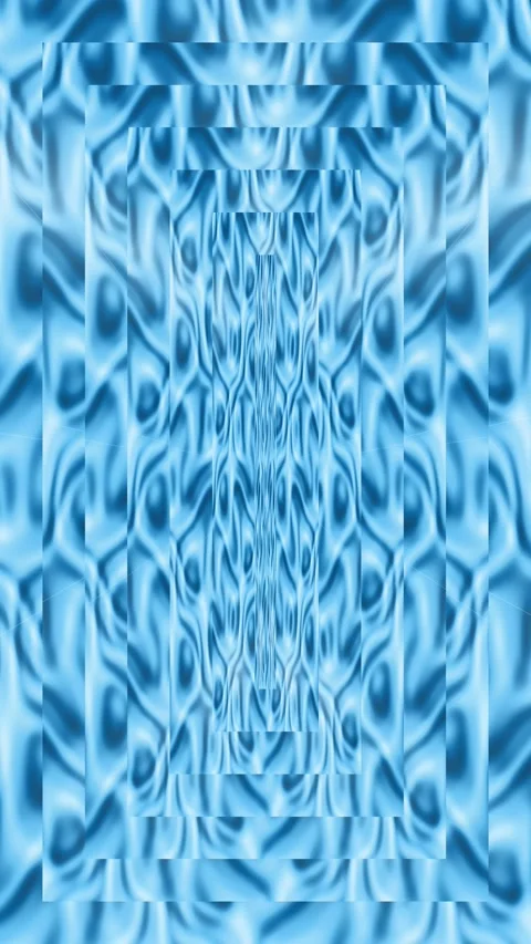 Liquid Marble in Infinite Corridor Vídeo Stock 335436688