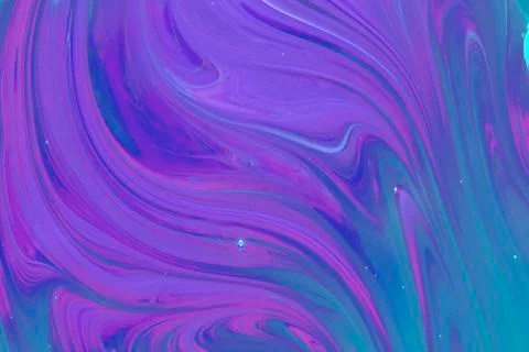 Liquid marble paint paint patterns. 스톡 사진