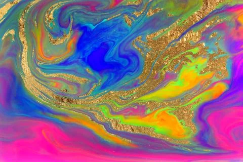 Liquid marble pattern. Abstract background. Stock Illustration