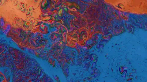 Liquid Marble Texture. Marble Ink Colorful. Fluid Art. Stock Footage 150435976