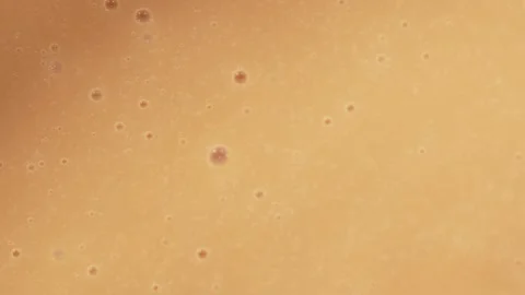 Liquid melted caramel syrup. Background of caramel syrup, top view. Texture, clo Stock Footage 309852475
