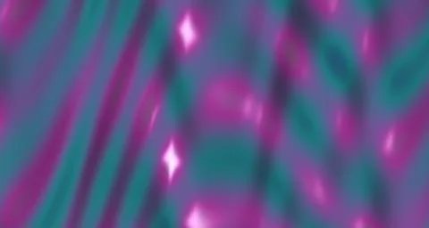 Liquid metal chrome surface glowing with neon reflections Stock Illustration