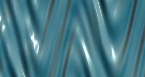 Liquid metal chrome surface with reflective waves Stock Illustration
