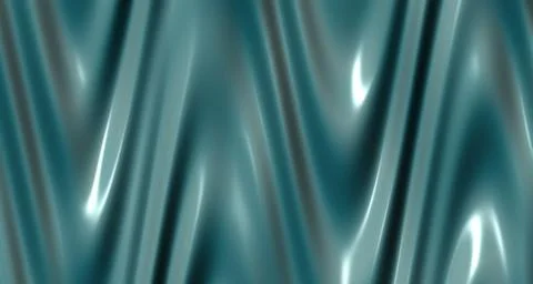 Liquid metal chrome surface with reflective waves Stock Illustration