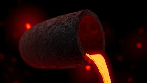 Liquid metal Stock Footage 113534190