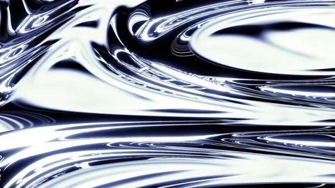 Liquid Metal Silver 4K Video stock 151556024