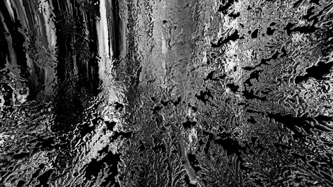 Liquid Metal Trees Animated Texture Seamless Loop Stock Footage 127637258