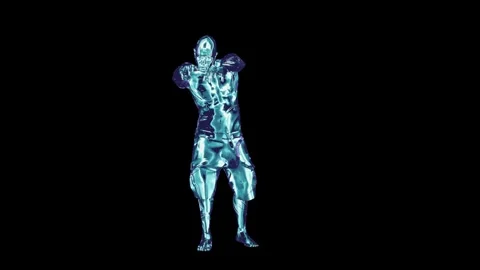 Liquid Metal Zombie Stock Footage 248808487