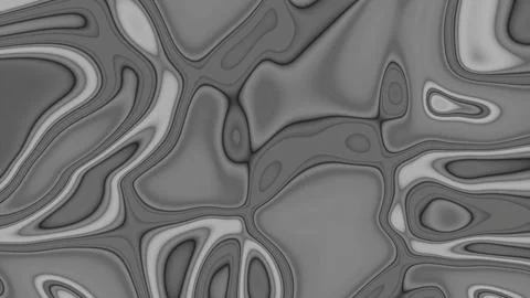 Liquid with mirror effect. Design. Changing pattern of dense liquid with Stock Illustration