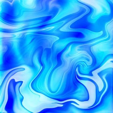 Liquid mixture of paints Stock Illustration