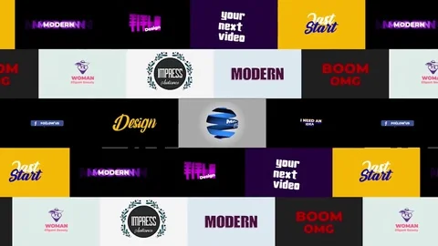 Liquid Modern Title Animation Stock After Effects