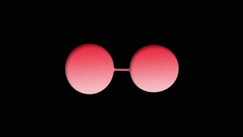 Liquid Morphing Gradient Pink Shape Animation. Abstract Background. 4K Stock Footage 195323326