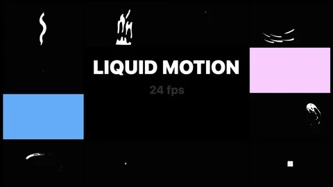 Liquid Motion Elements Stock After Effects