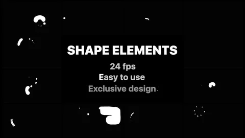 Liquid Motion Shapes After Effects stock