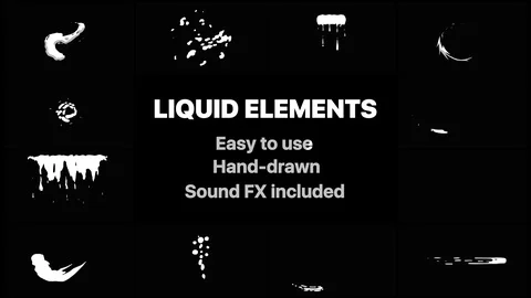 Liquid Motion Shapes 스톡 After Effects