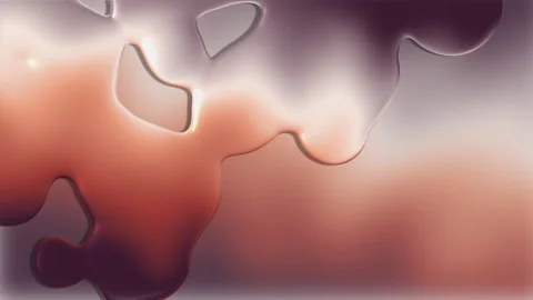 Liquid movement down on a brown surface Stock Footage 107051654