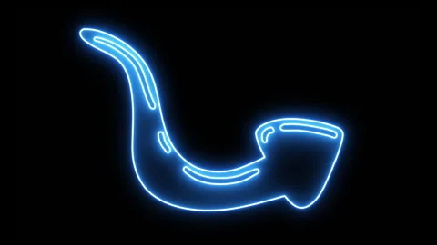 Liquid Neon Arrow Video stock 265978360