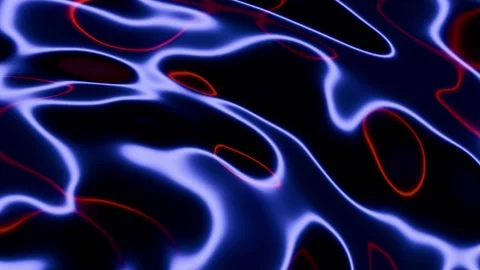 Liquid Neon Pulse Infinite Loop Animated Background Stock Footage 312058781