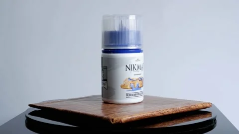 Liquid "Nikmat" for vape Video stock 230035289