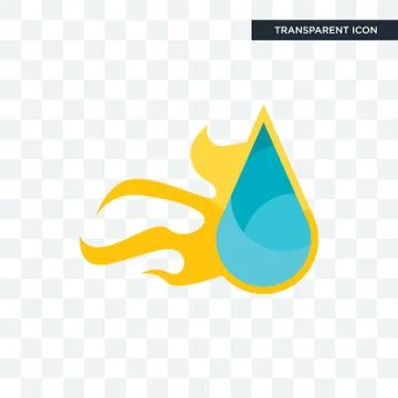 Liquid nitro vector icon isolated on transparent background, liquid nitro log Stock-Illustration