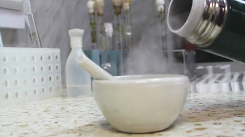 Liquid Nitrogen Stock Footage 33661187