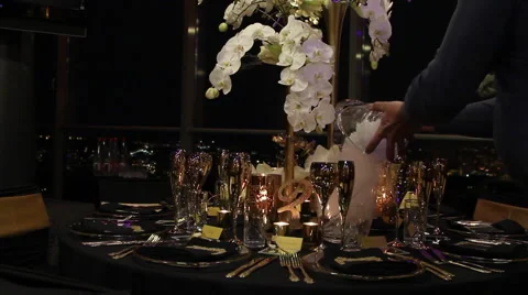 Liquid Nitrogen on a party table Stock Footage 62193121