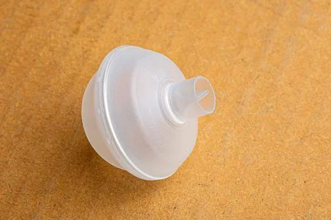 Liquid nitrogen plastic sphere floating beer widget Stock Photos