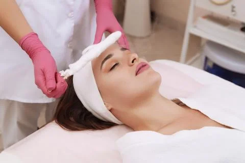 Liquid nitrogen therapy. Stock Photos