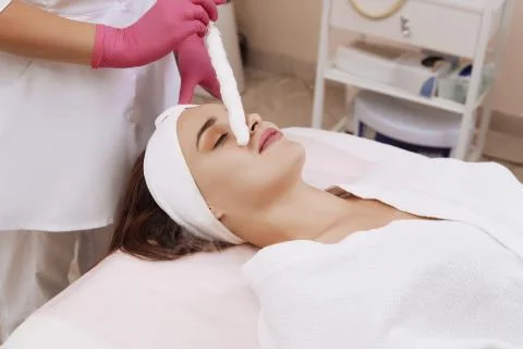 Liquid nitrogen therapy. Stock Photos