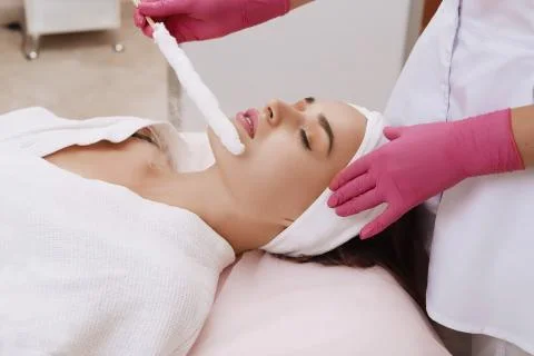 Liquid nitrogen therapy. Stock Photos