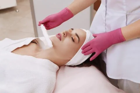 Liquid nitrogen therapy. Stock Photos