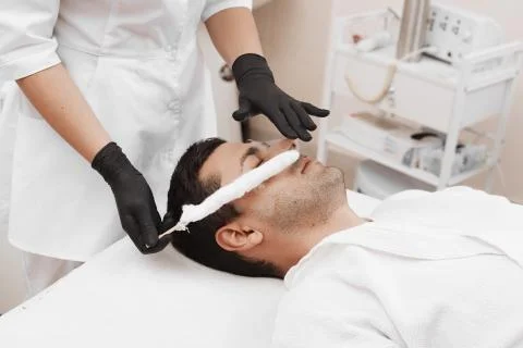 Liquid nitrogen therapy. Stock Photos