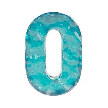 Liquid number 0 Stock-Illustration