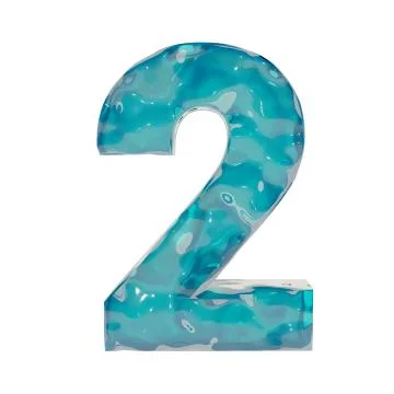 Liquid number 2 Stock Illustration