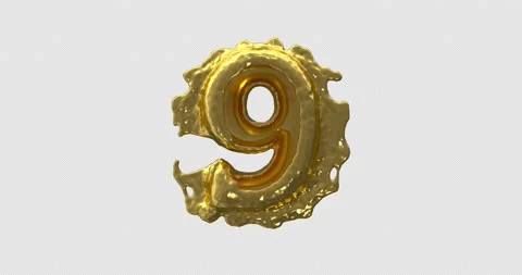 Liquid Number Nine On Alpha Stock Footage 233734454