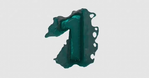 Liquid Number One On Alpha Stock Footage 233678083