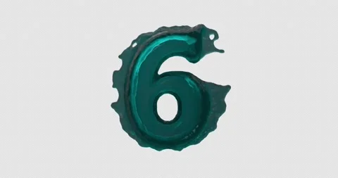 Liquid Number Six On Alpha 動画素材 233699454