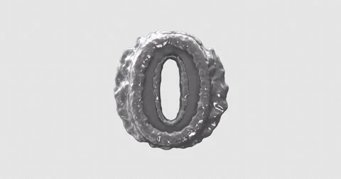 Liquid Number Zero On Alpha Stock Footage 233671230