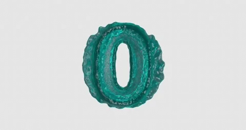 Liquid Number Zero On Alpha Stock Footage 233671792