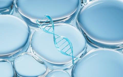 Liquid oil bubble texture background, transparent glass background, 3d rend.. 스톡 일러스트