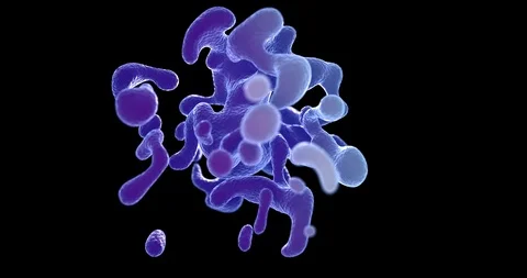 Liquid organic mass Video stock 105506159