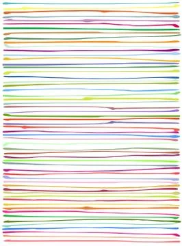 Liquid organic multiple color lines pattern over white Stock Illustration