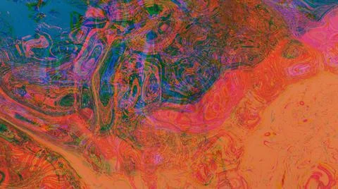 Liquid Paint Background With Marble Pattern Watercolor And Ink Paint Stock Illustration