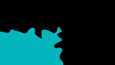 Liquid paint fills the background. The background is filled with different Stock Footage 126986052