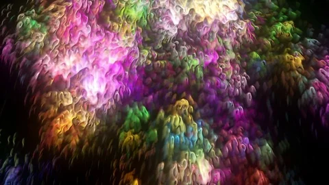 Liquid Paint Flow Background Stock Footage 73951901