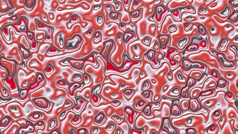 Liquid paint looping animated background. Fluid flowing wavy texture, 3d render Stock Footage 122262067