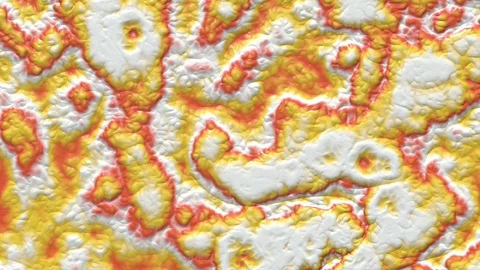 Liquid paint looping animated background. Fluid flowing wavy texture Stock Footage 122765677