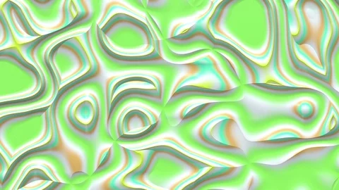 Liquid paint looping animated background. Fluid flowing wavy texture, 3d render Stock Footage 123312423