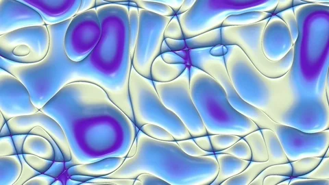 Liquid paint looping animated background. Fluid flowing wavy texture, 3d render Stock Footage 123312560