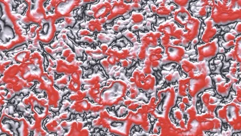 Liquid paint looping animated background. Fluid flowing wavy texture, 3d render Stock Footage 124926560